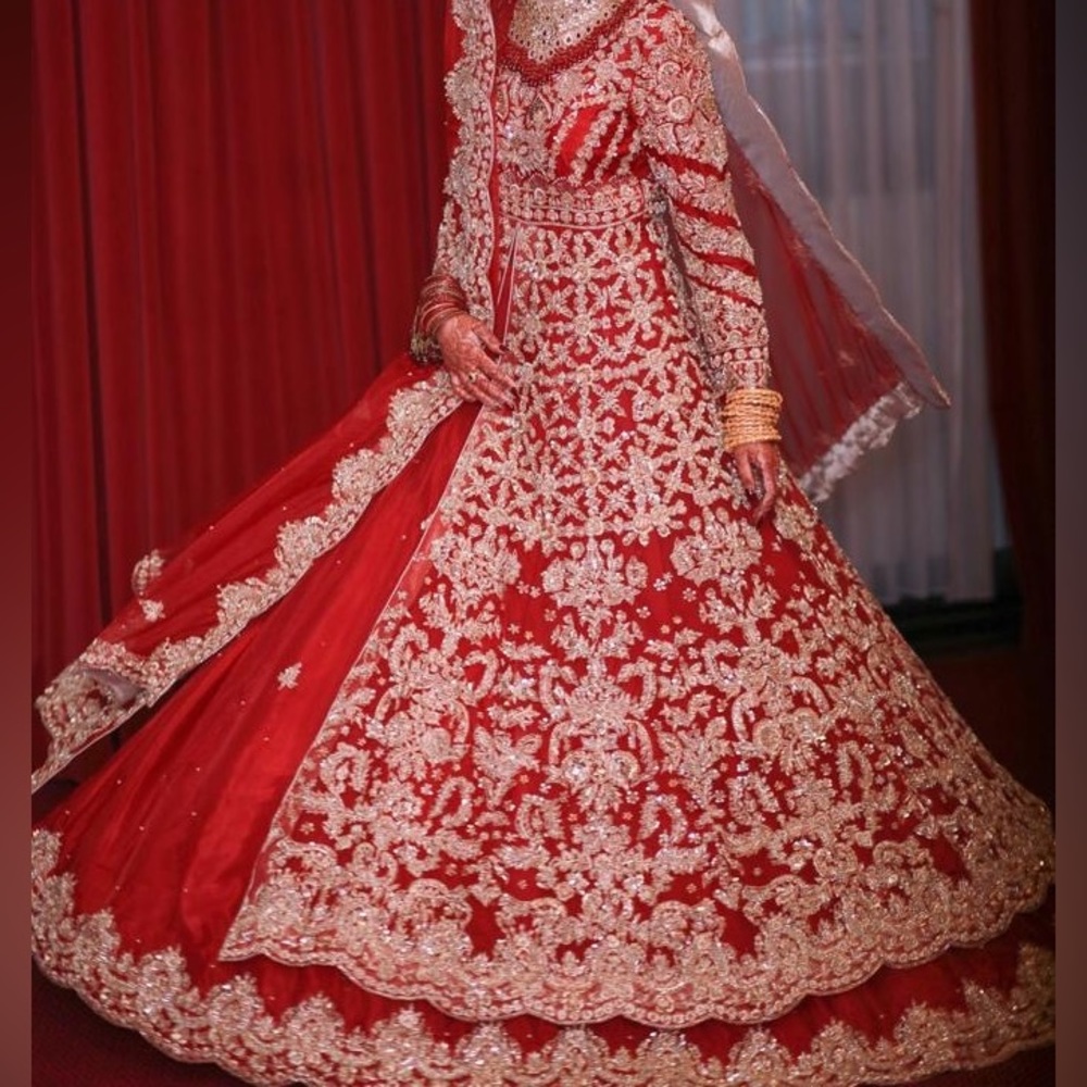 Custom Pakistani Indian Bridal Wedding Dress